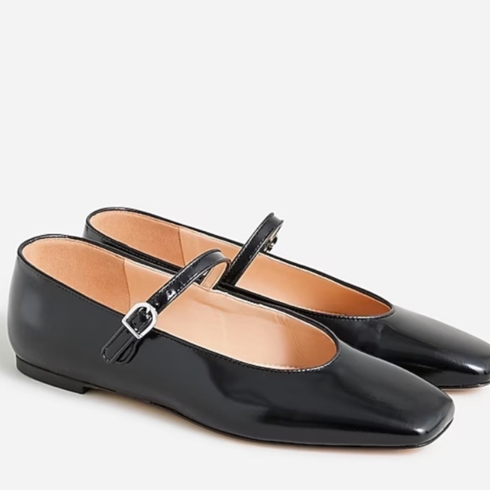 Soft Spazzo black Mary Jane Ballet J. CREW size 9